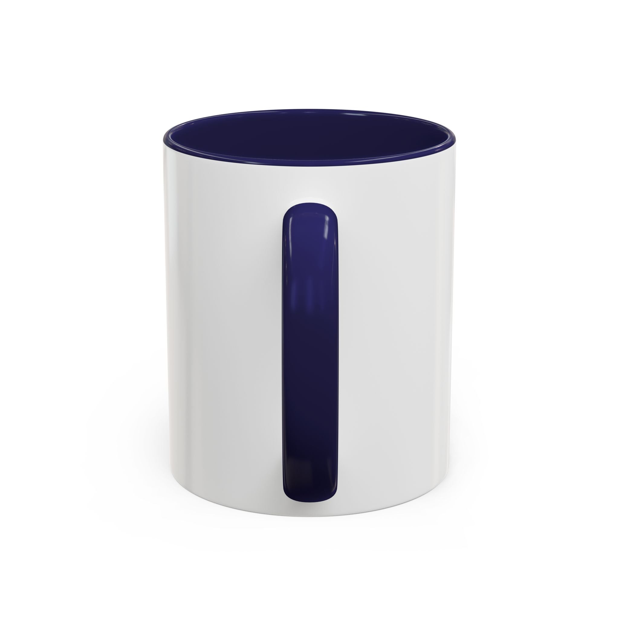 T&P New Collection Accent Coffee Mug — 11/15oz Ceramic Mug with Black Handle & Rim