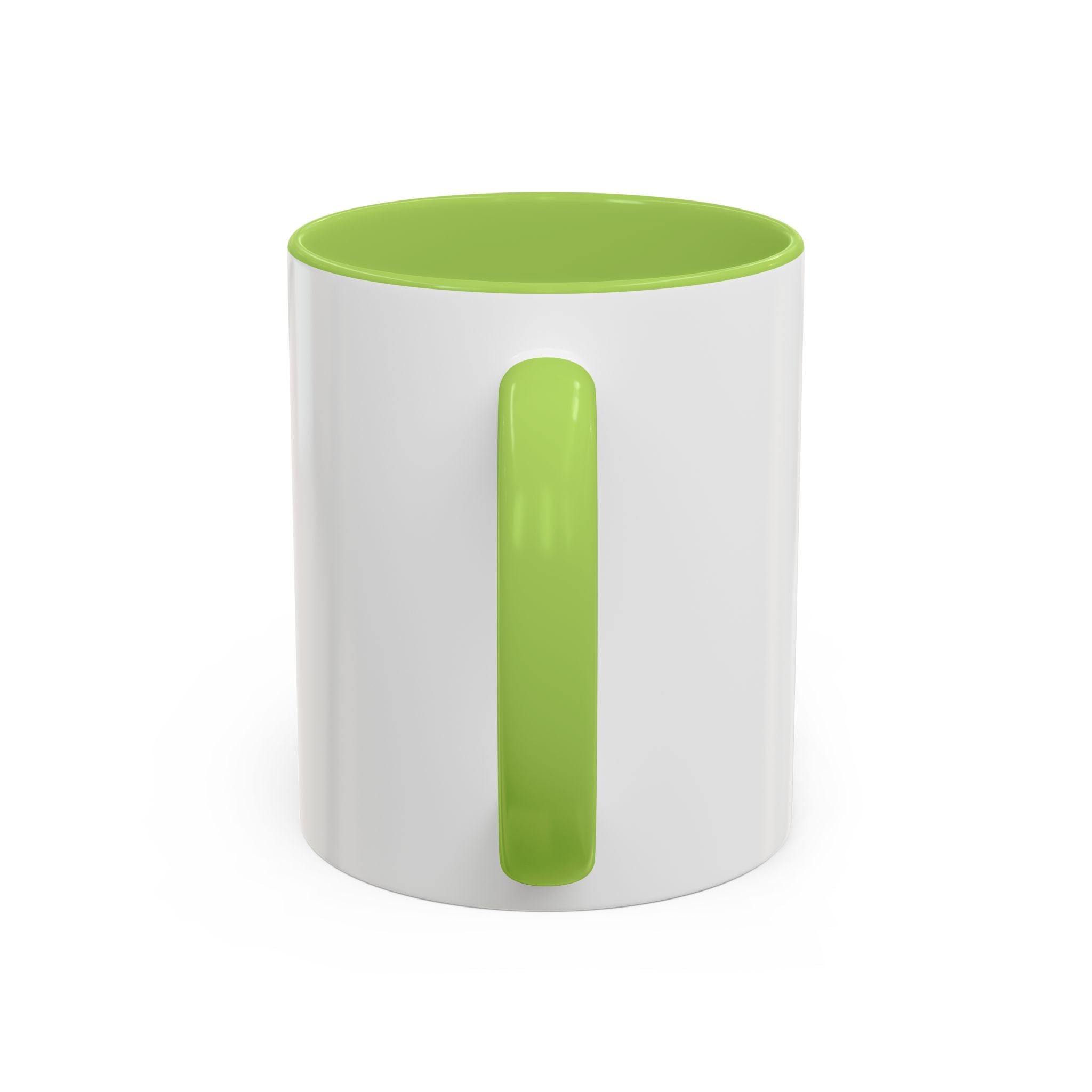 T&P New Collection Accent Coffee Mug — 11/15oz Ceramic Mug with Black Handle & Rim