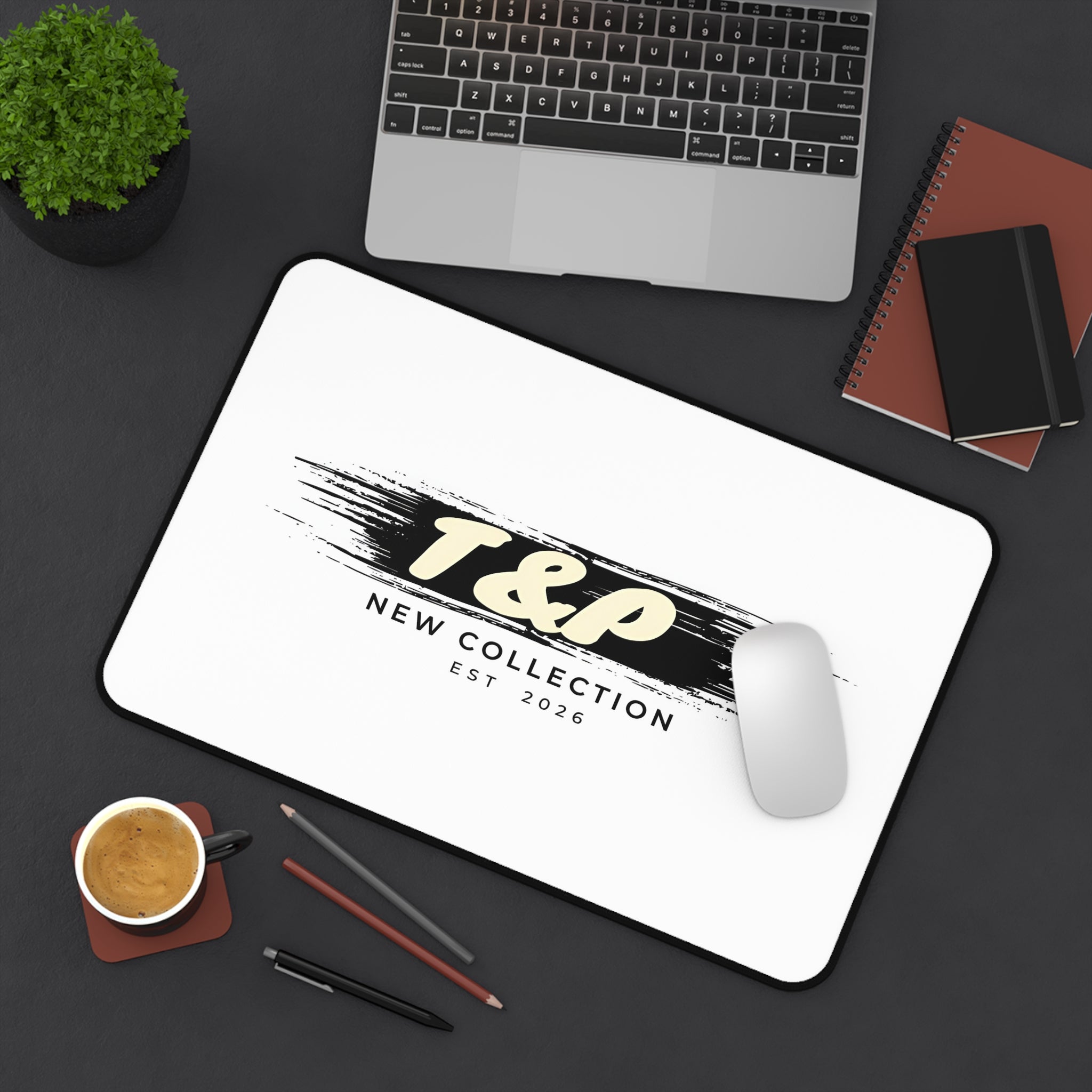 Desk Mat — T&P New Collection Brushed Logo Desk Mat (EST 2026)