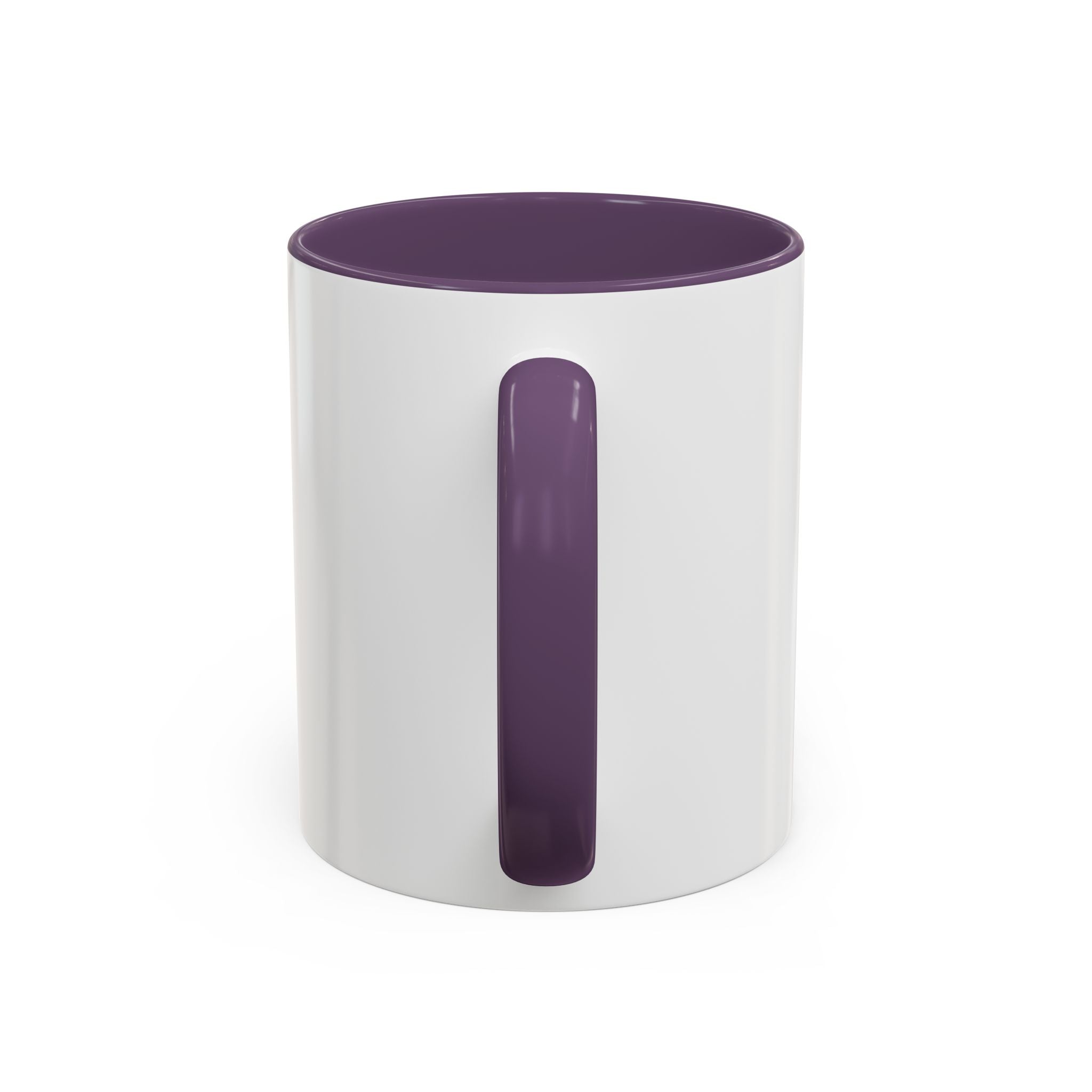 T&P New Collection Accent Coffee Mug — 11/15oz Ceramic Mug with Black Handle & Rim