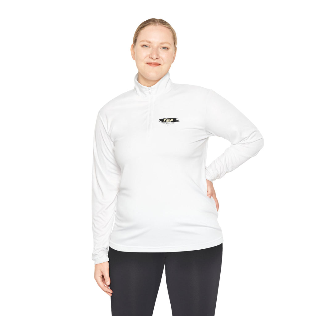 Quarter-Zip Pullover — T&P Brush Logo Chest & Back