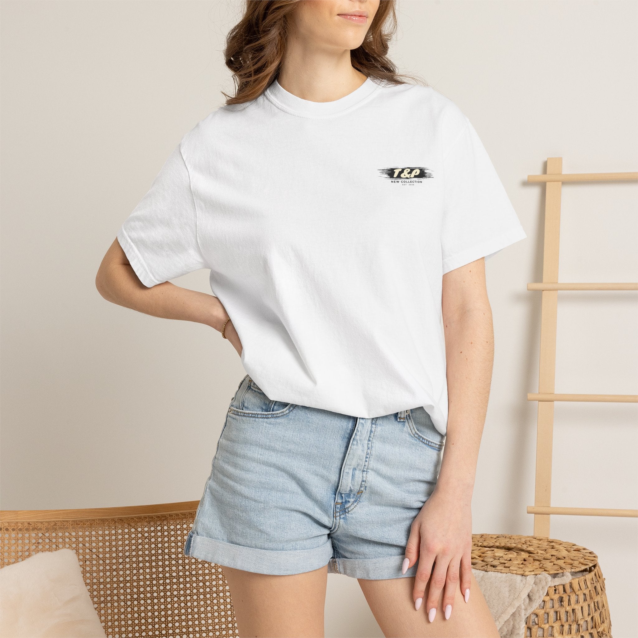 T&P "New Collection" Relaxed Garment-Dyed Tee
