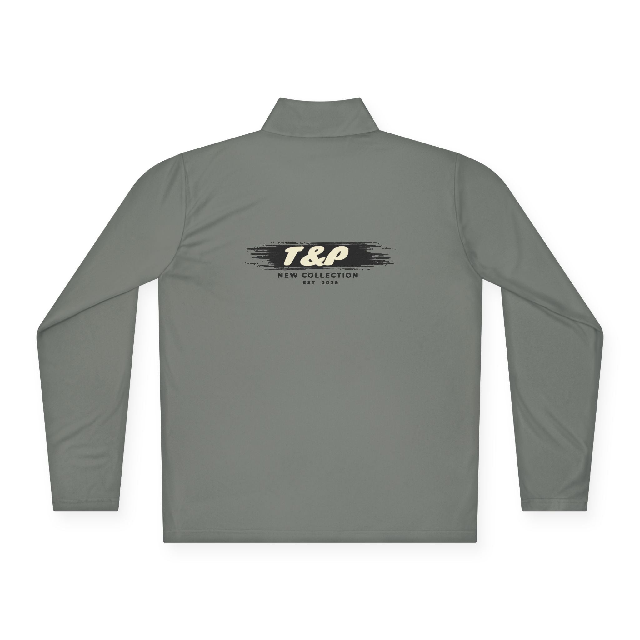 Quarter-Zip Pullover — T&P Brush Logo Chest & Back